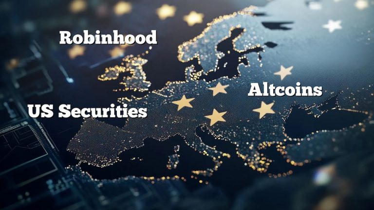 Robinhood to Create a European Blockchain to Trade US Securities, Sending Altcoins Up (en)
